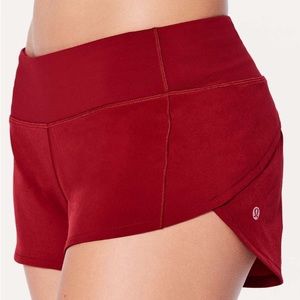Lululemon Speed Up Short 2.5” - Scarlet
